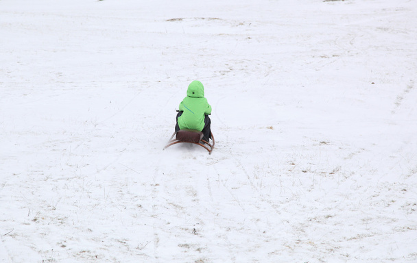  sled down  - Photo, Image