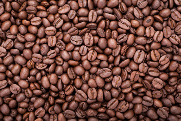 Palone ziarna kawy w tle - Zdjęcie, obraz