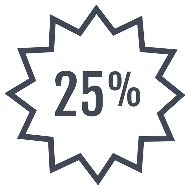 percentagem taxa de ilustração vetorial - Vetor, Imagem