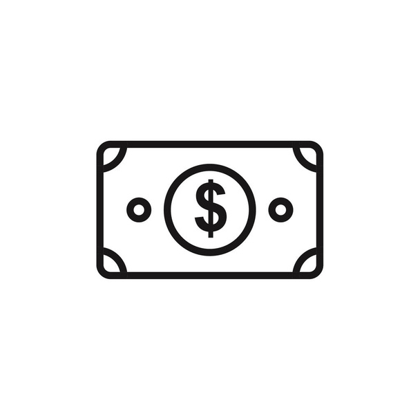 wallet money vector icon.  - Вектор, зображення