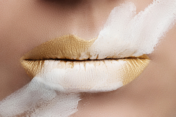 altın dudaklar - Fotoğraf, Görsel