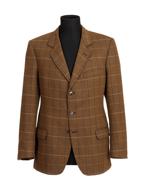 Close up Manequim em Brown Business Suit
 - Foto, Imagem