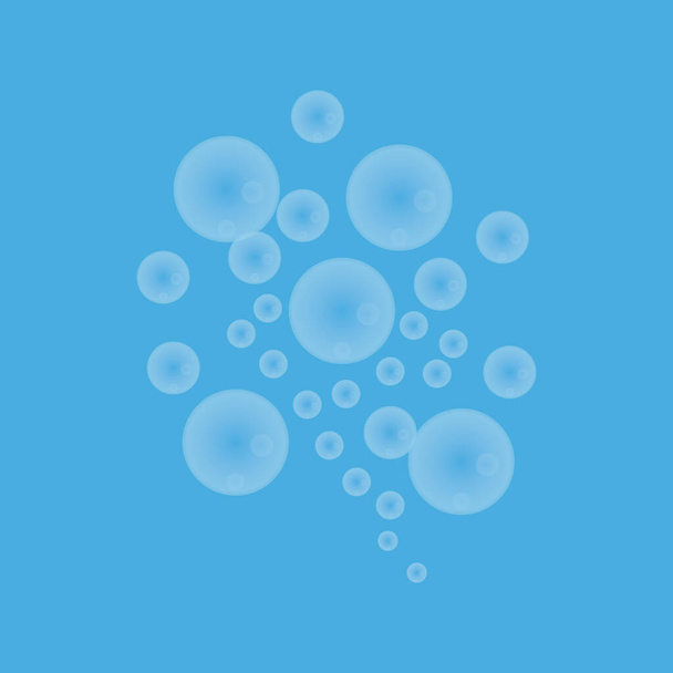 Natural realistic bubble design - Вектор, зображення