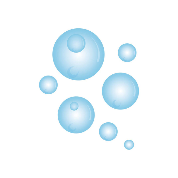 Natural realistic bubble design - ベクター画像