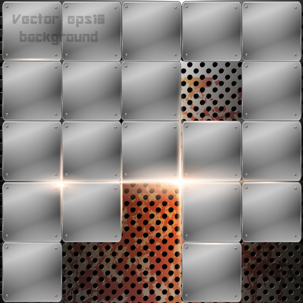 Industrial metal background - Vector, Image