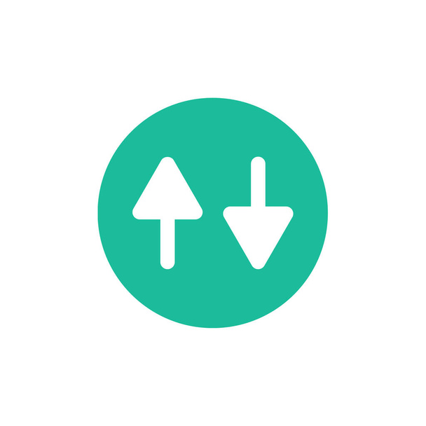 vector illustration of navigation arrows modern icon - Vector, Image