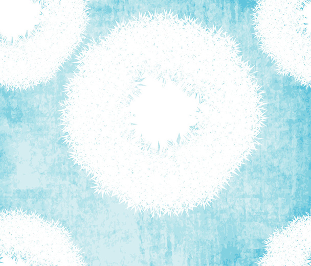 雪片シームレスパターン - ベクター画像