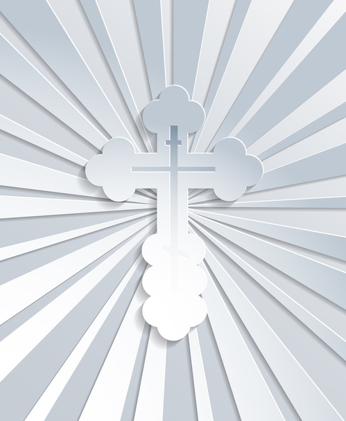 Православный крест
 - Вектор,изображение