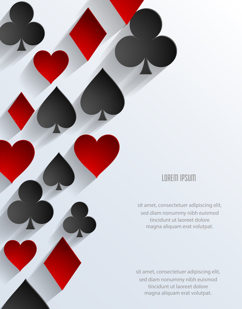 Abstract poker background - Vector, Image