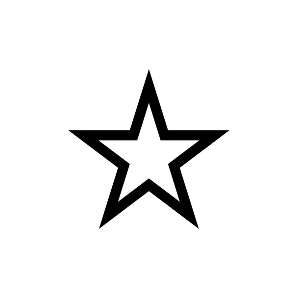 estrella icono vector ilustración - Vector, Imagen
