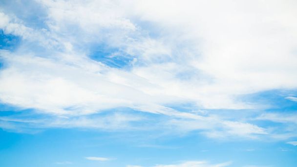 Cloud Blue Sky Background,Bright Day Light Clear Beautiful Summer Cloudy,Air Climate Scenic Cloudscape Heaven Sunlight Atmosphere Sunny,Beauty Nature for Wallpaper. - Photo, Image