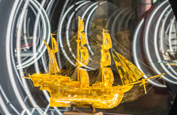 Schiffsmodell im Deutschen Technikmuseum, Berlin - Foto, Bild