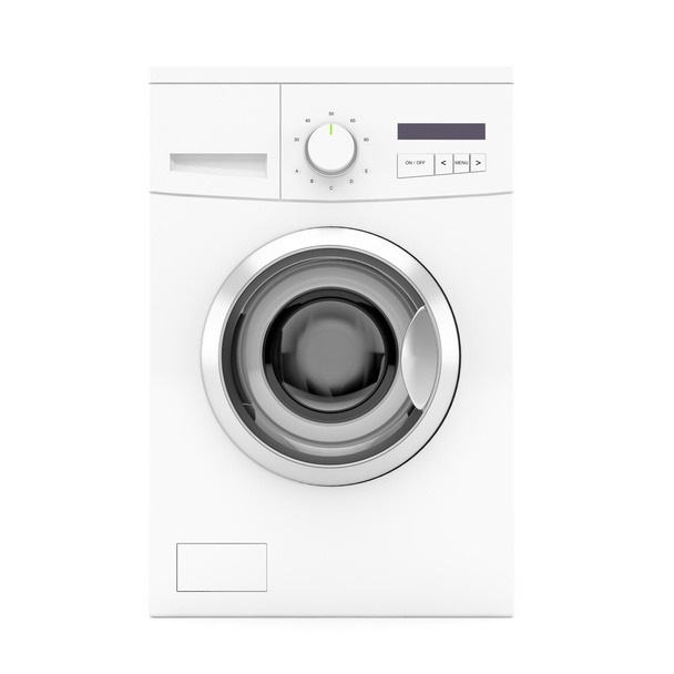 wasmachine - vooraanzicht - Foto, afbeelding