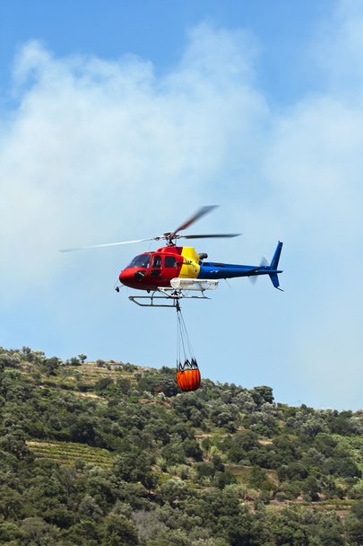 gaśnicze helikopter - transport - Zdjęcie, obraz