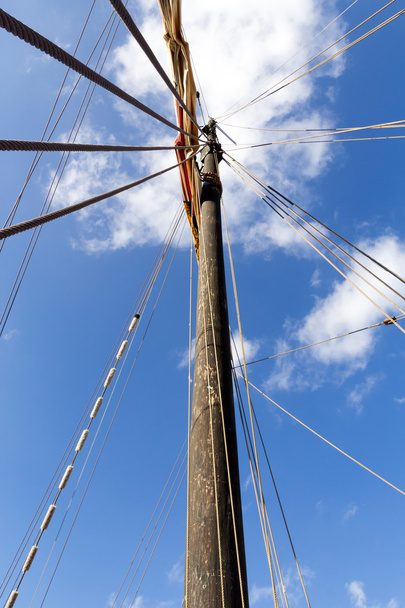 Details of an old sailing boat - Photo, Image