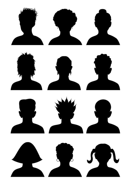 12 avatars, vector - Vector, afbeelding