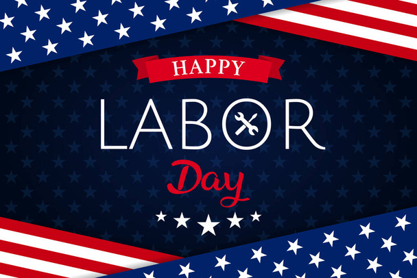 USA Labor Day background - Vector, Image