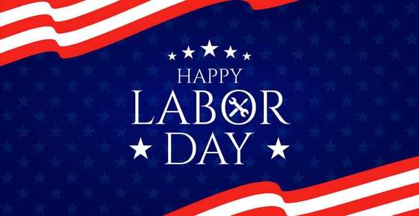 USA Labor Day background - Vector, Image