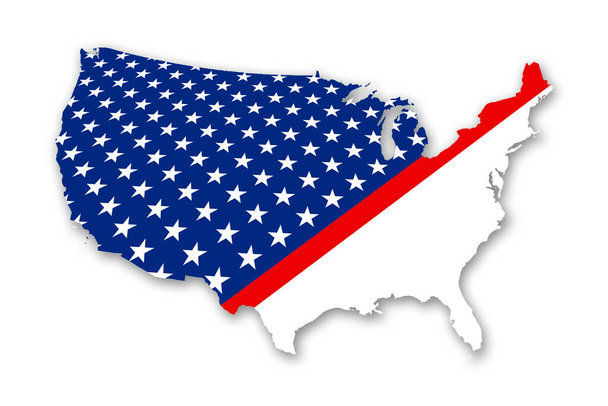 USA flag concept background  - Photo, Image