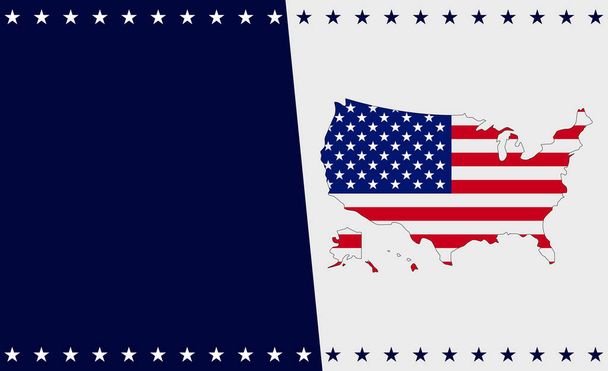 USA background vector illustration - Vektör, Görsel