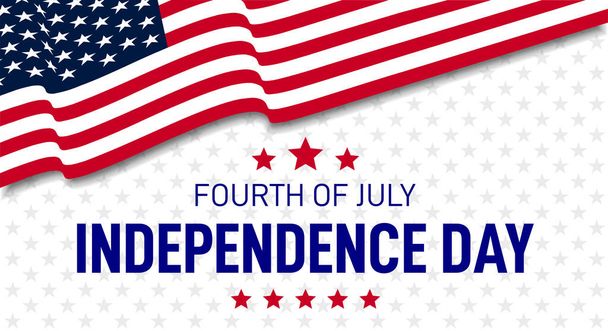 4 juillet fête de l'indépendance illustration vectorielle - Vecteur, image