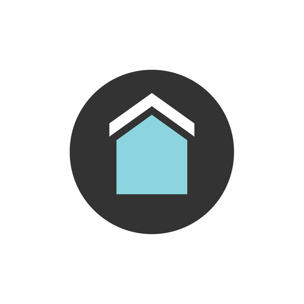 house go home buying real estate.  web icon simple illustration - Вектор, зображення