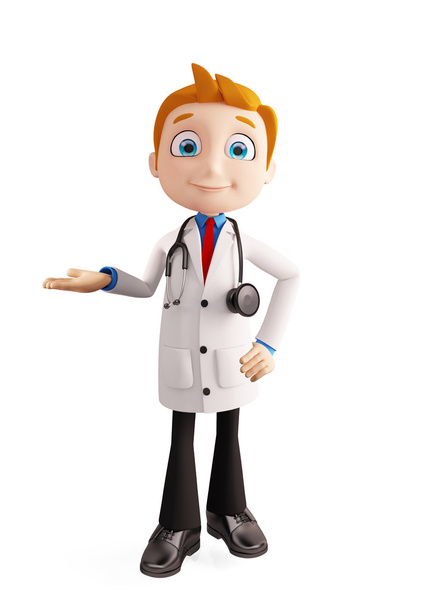 Doctor con pose de presentación
 - Foto, imagen