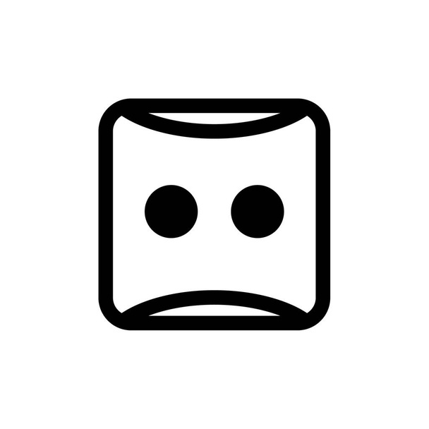 emoji cara icono vector ilustración diseño - Vector, imagen