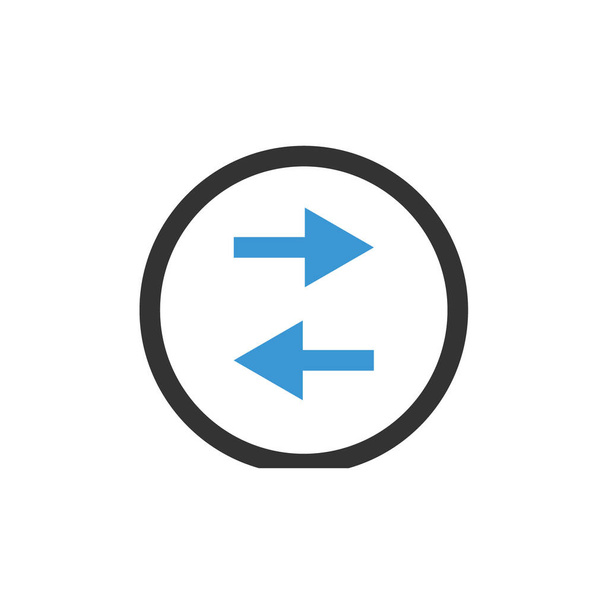 vector ilustración de flechas de navegación icono moderno - Vector, imagen