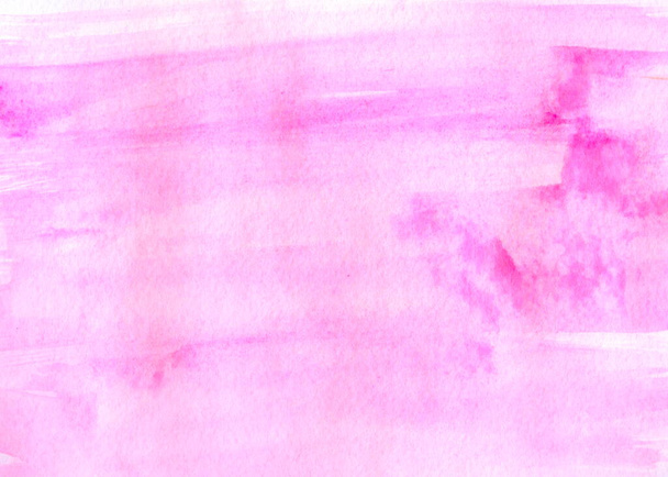 Abstract pink watercolor background, watercolor drawing - 写真・画像