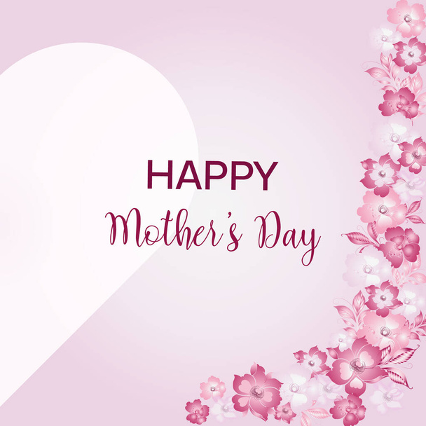 Fundo gentil, saudações, cartão com Dia das Mães, Dia das Mulheres, Feliz Aniversário. Com espaço para texto. - Foto, Imagem