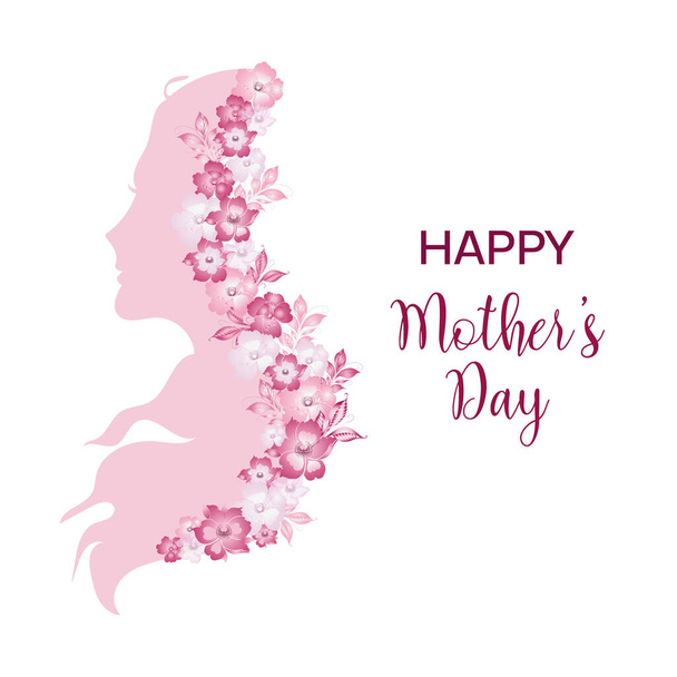 Fondo suave, saludos, tarjeta con el Día de la Madre, Día de la Mujer, Feliz Cumpleaños. Con espacio para texto. - Foto, Imagen