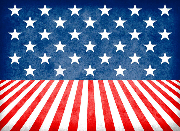 USA drapeau concept arrière-plan  - Photo, image