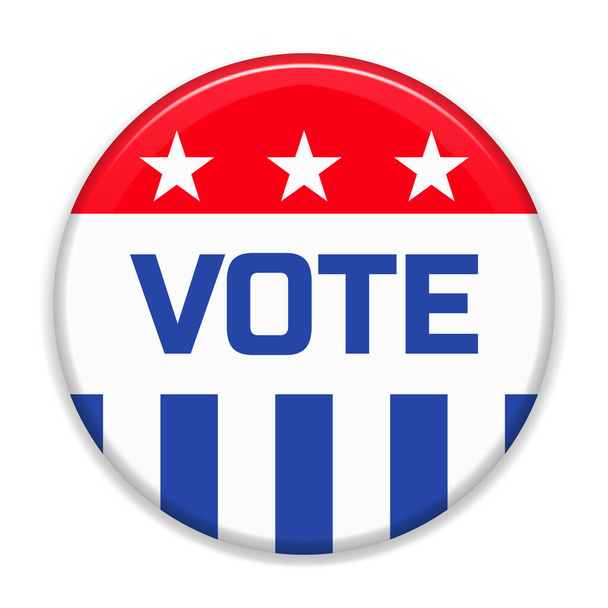 ψηφοφορία, εκλογική έννοια με σημαία των Ηνωμένων Πολιτειών της Αμερικής  - Φωτογραφία, εικόνα