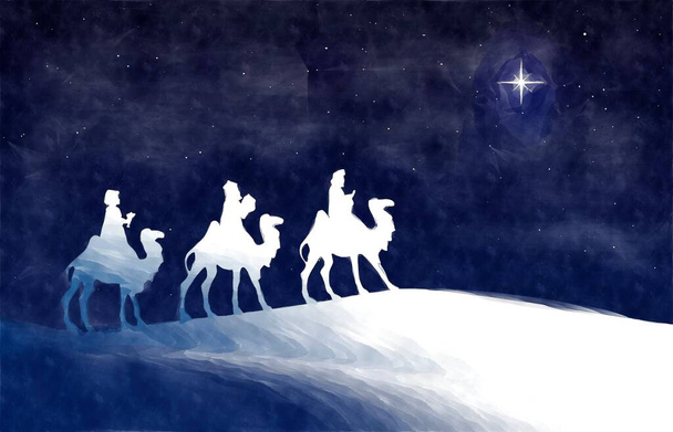 Boże Narodzenie Łóżeczko narodziny Jezusa - Zdjęcie, obraz