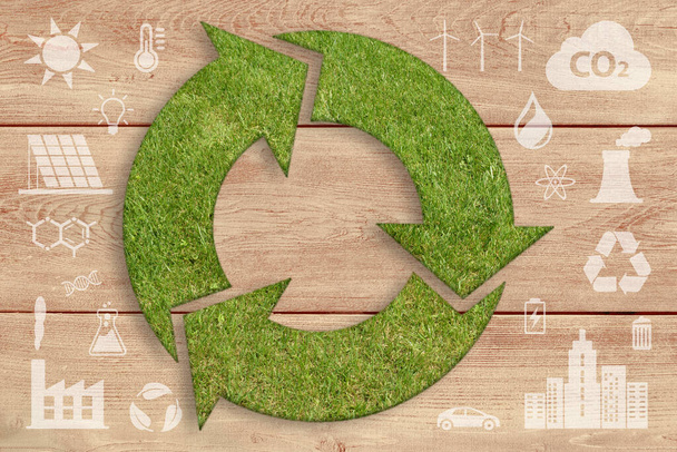 ekologické, recyklační značka - Fotografie, Obrázek