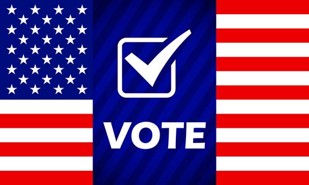 Äänestys, vaalikäsikirja Yhdysvaltojen lipulla  - Valokuva, kuva