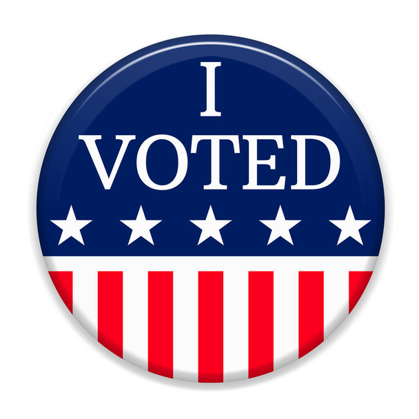 ψηφοφορία, εκλογική έννοια με σημαία των Ηνωμένων Πολιτειών της Αμερικής  - Φωτογραφία, εικόνα