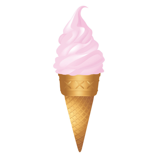 sorvete cone - Vetor, Imagem