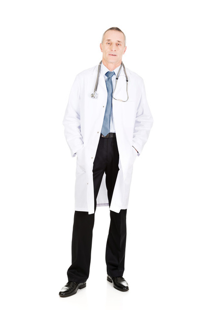 Male doctor with hands in pockets - Φωτογραφία, εικόνα
