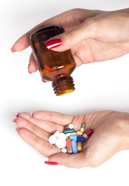Różne tabletki i tabletki - Zdjęcie, obraz