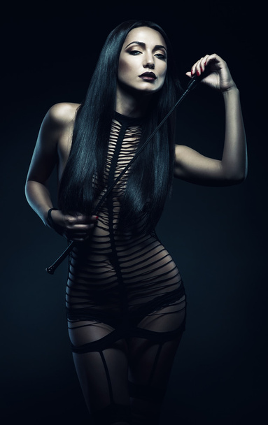 Fetish woman with whip - Photo, image