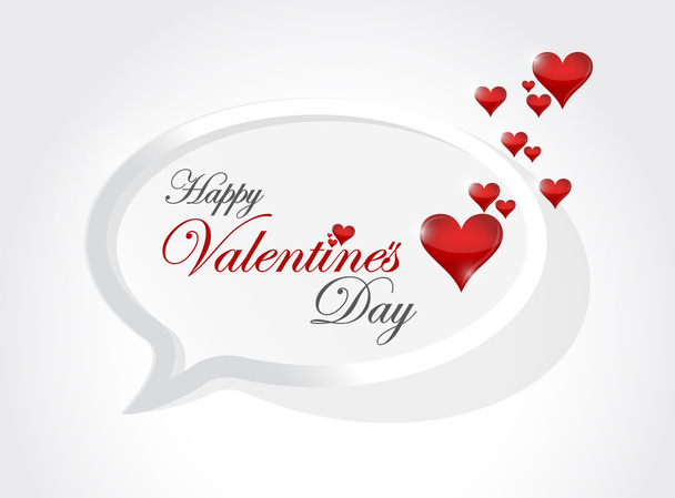 happy valentines day love message sign - Foto, Bild