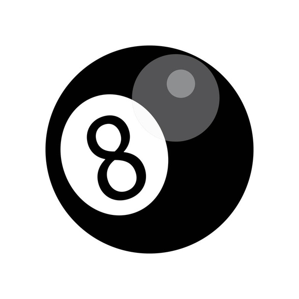 billiard icon logo vector design template - Vektor, kép