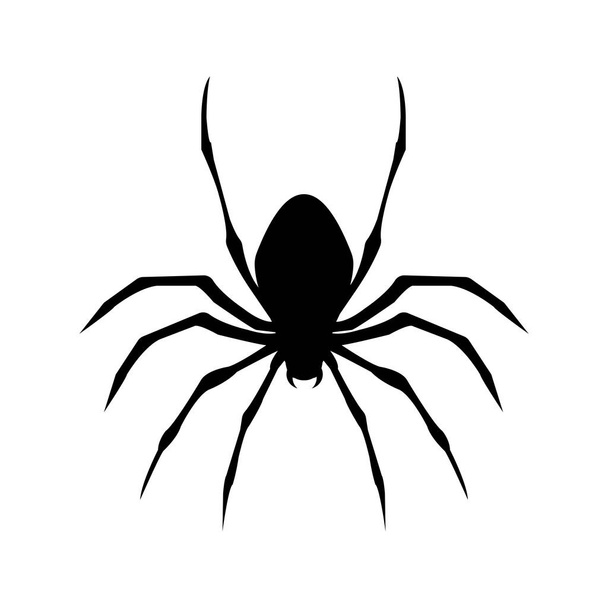 diseño de símbolo de ilustración de vector de icono de araña - Vector, imagen