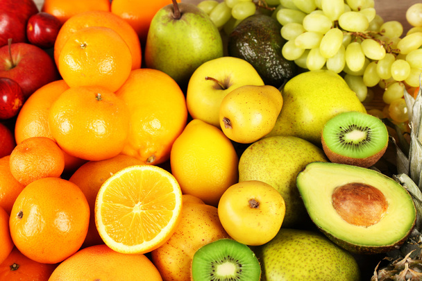 Ассортимент экзотических фруктов
 - Фото, изображение
