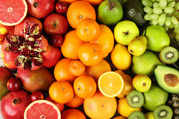 Ассортимент экзотических фруктов
 - Фото, изображение