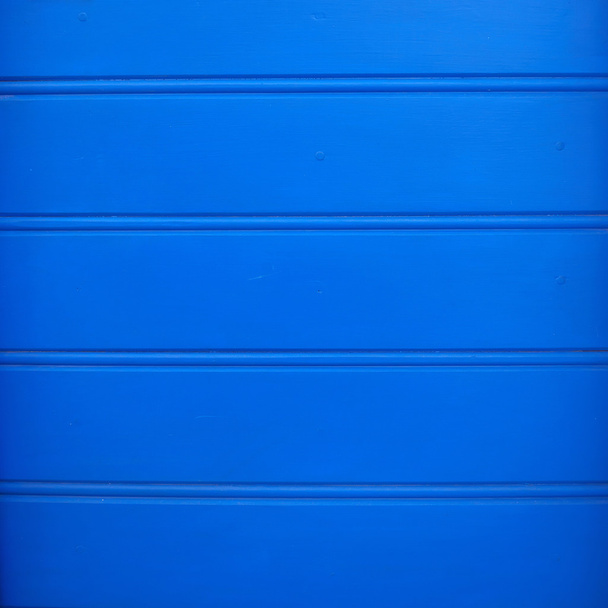 Blue painted wood background - Fotoğraf, Görsel