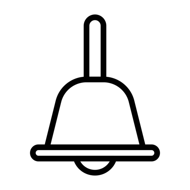 campana icono contorno estilo Pascua ilustración vector elemento y símbolo perfecto. Signo de icono de la colección moderna para la web. - Vector, Imagen
