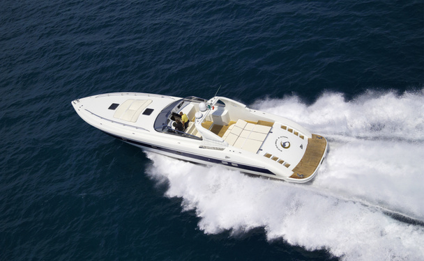 Olaszországban, Toscana, viareggio, tecnomar madras 20 luxus yacht - Fotó, kép